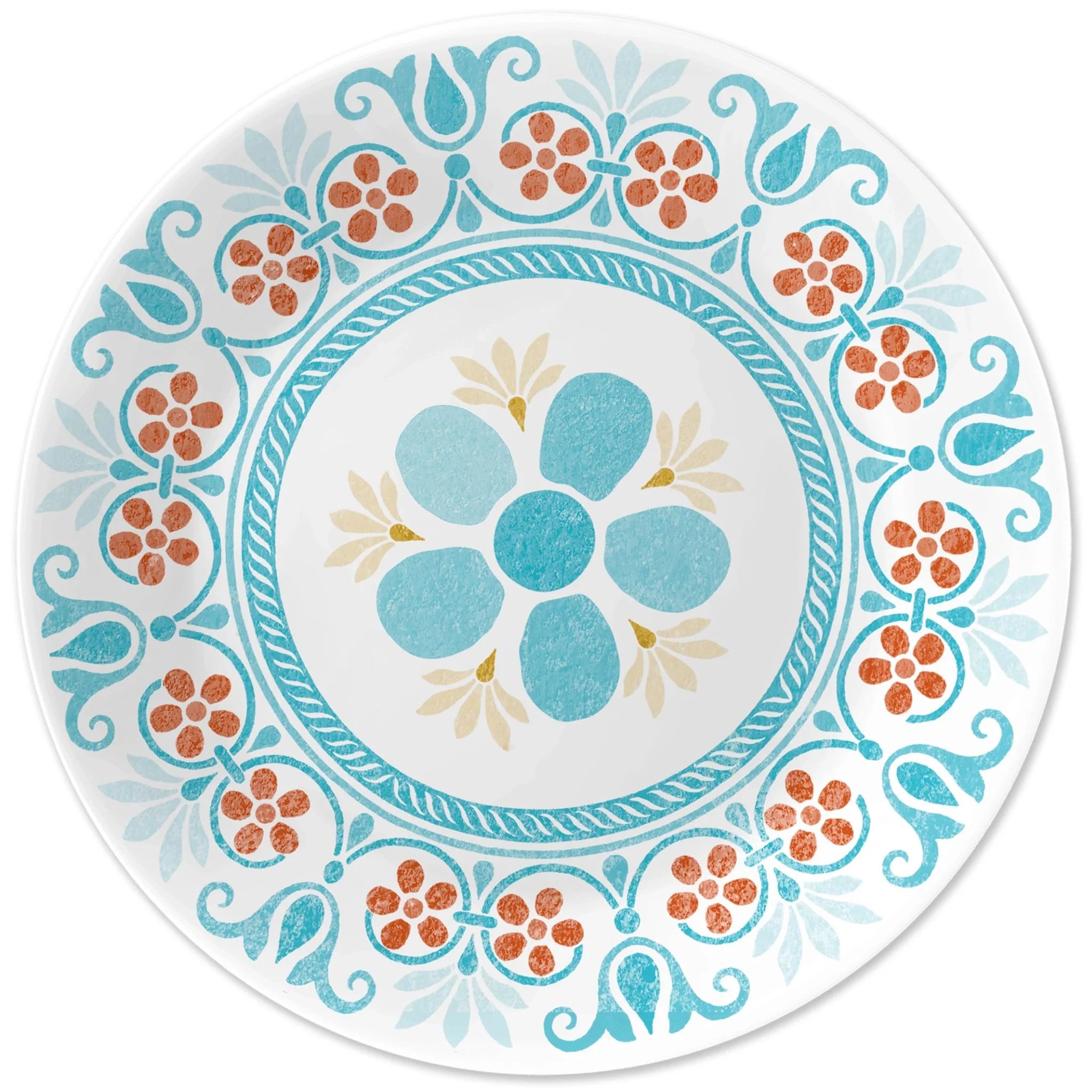 Global Collection Terracotta Dreams 6.75 Appetizer Plate