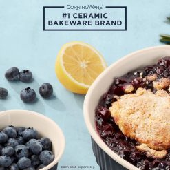 Alternative view of French Colors 1.5-quart Round Baking Dish, Navy