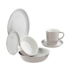 6-piece Truffle Dinnerware Set , Service for 1