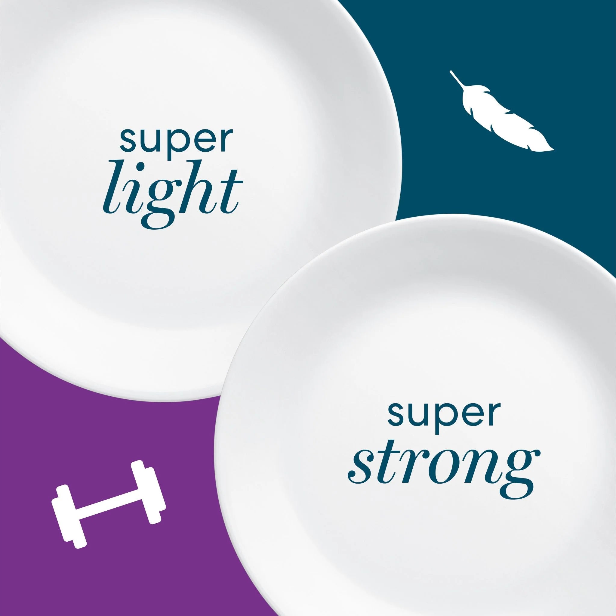 Winter Frost White 50-piece Dinnerware Set, Service for 8, EXCLUSIVE - Image 2