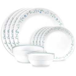Country Cottage 16-piece Mugless Dinnerware Set, Service for 4