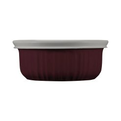 French Colors 16-ounce Baking Dish with Lid, Cabernet