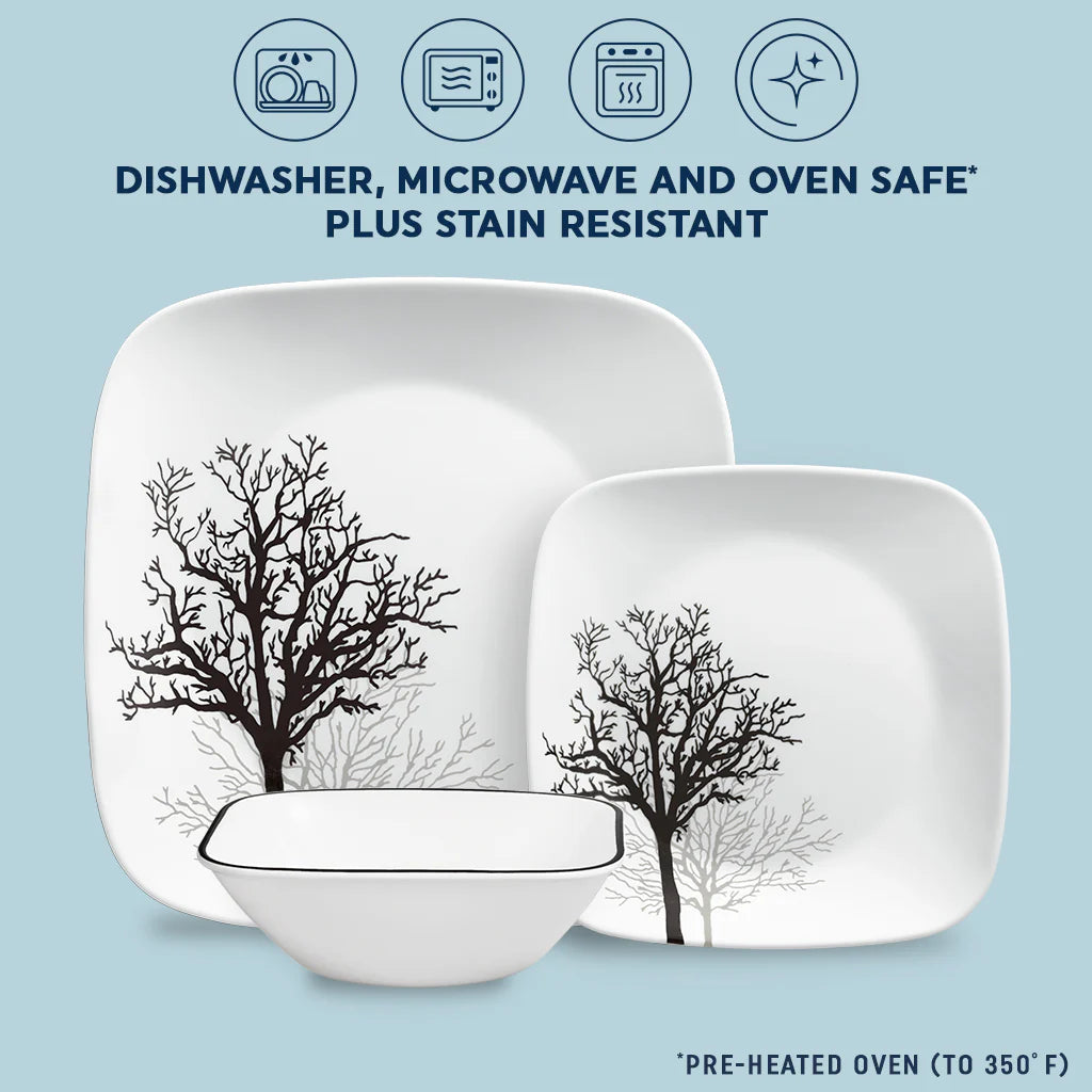 Timber Shadows 12-piece Dinnerware Set, Service for 4 - Image 5