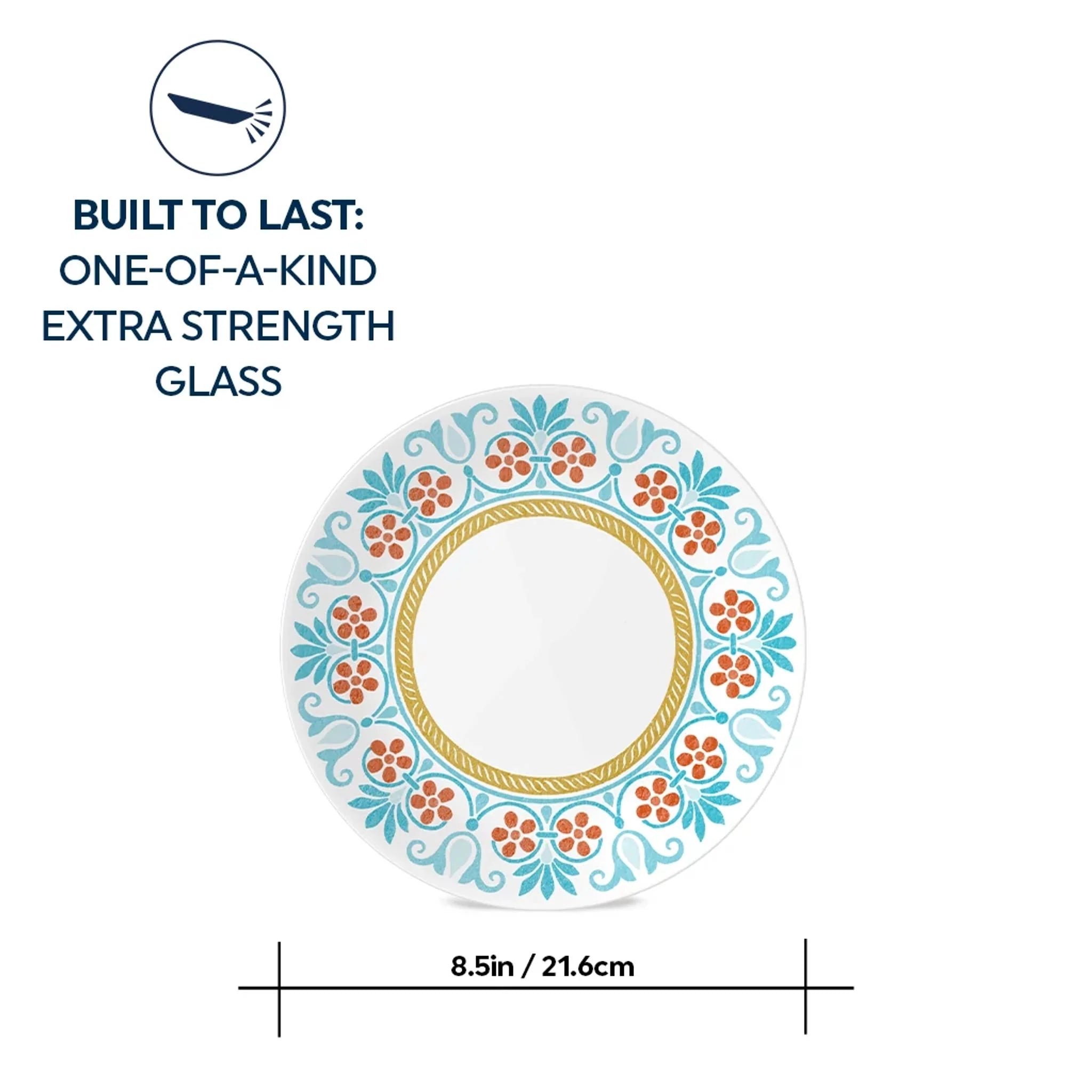 Global Collection Terracotta Dreams, 8.5?? Salad Plates, 6-pack - Image 5