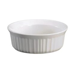 French White 24-ounce Casserole Dish