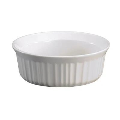 French White 24-ounce Casserole Dish