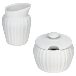 French White Cream & Sugar Set
