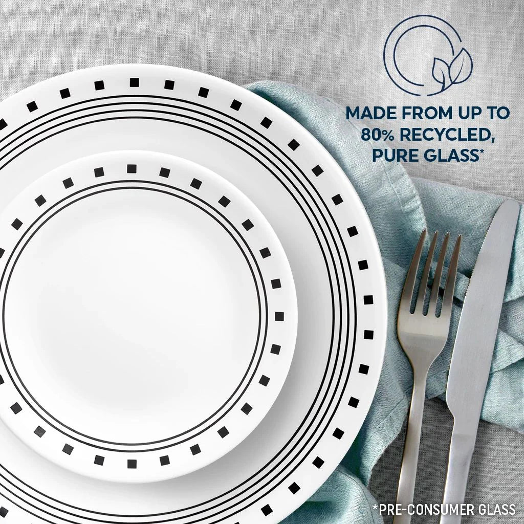 City Block 18-piece Mugless Dinnerware Set, Service for 6 - Image 3