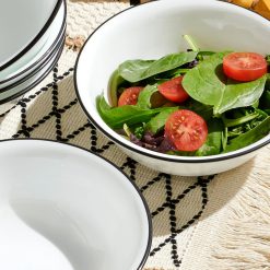 Alternative view of Delicate Grid 18-piece Dinnerware Set, Service for 6