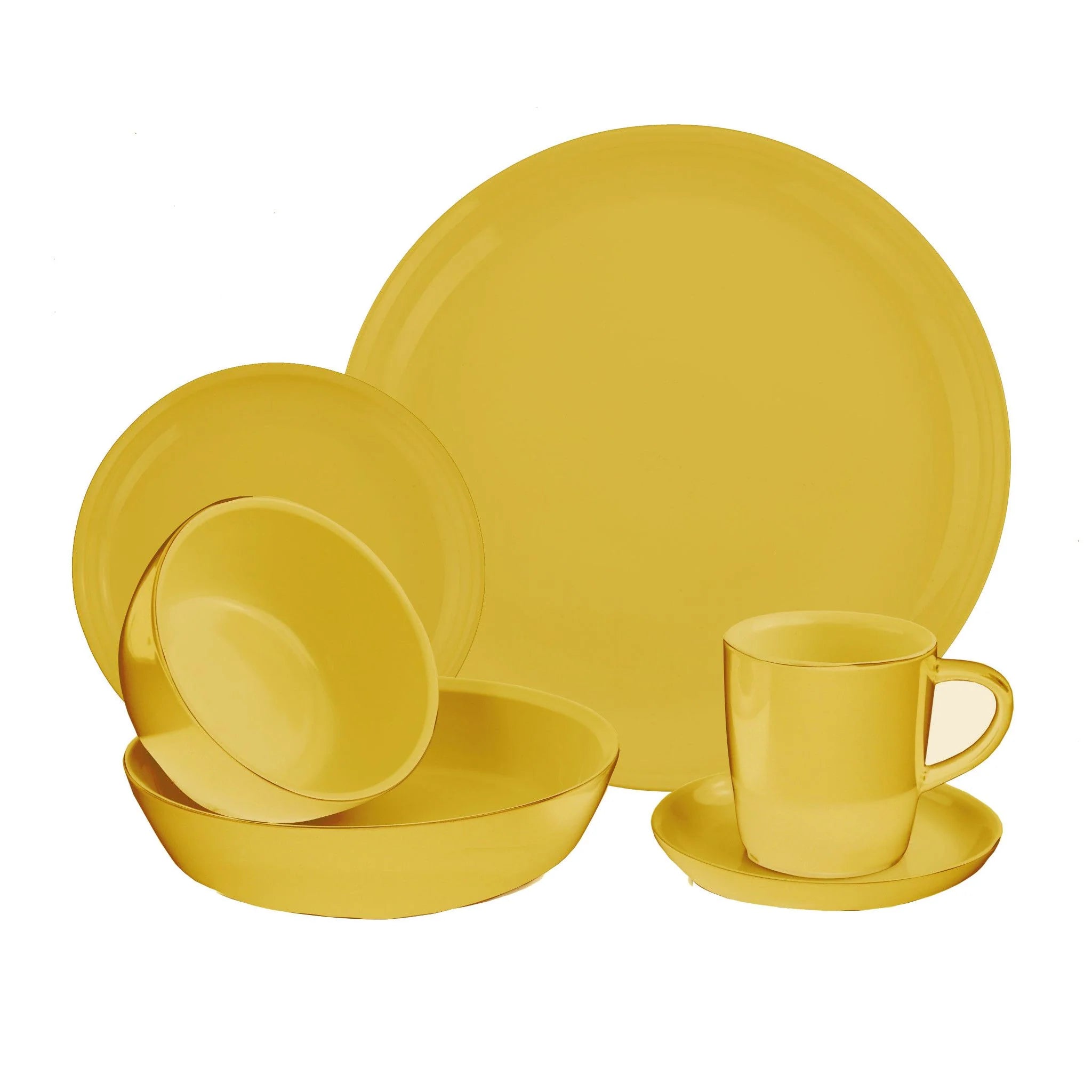6-piece Curry Dinnerware Set , Service for 1