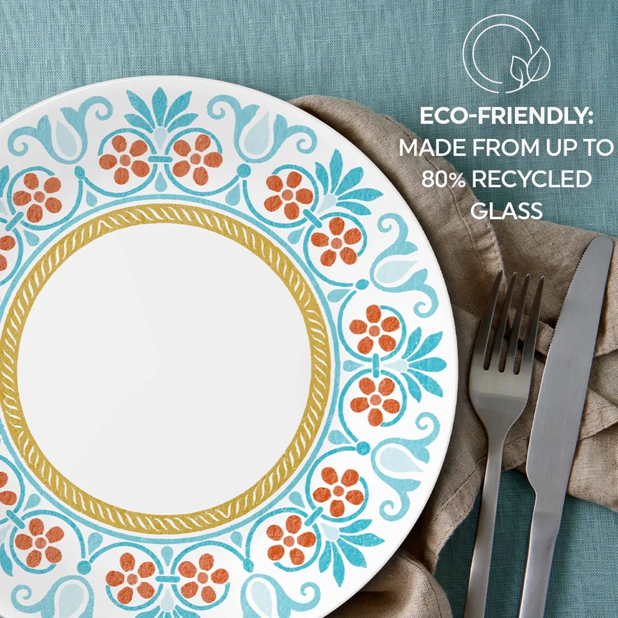 Global Collection Terracotta Dreams, 8.5?? Salad Plates, 6-pack - Image 7