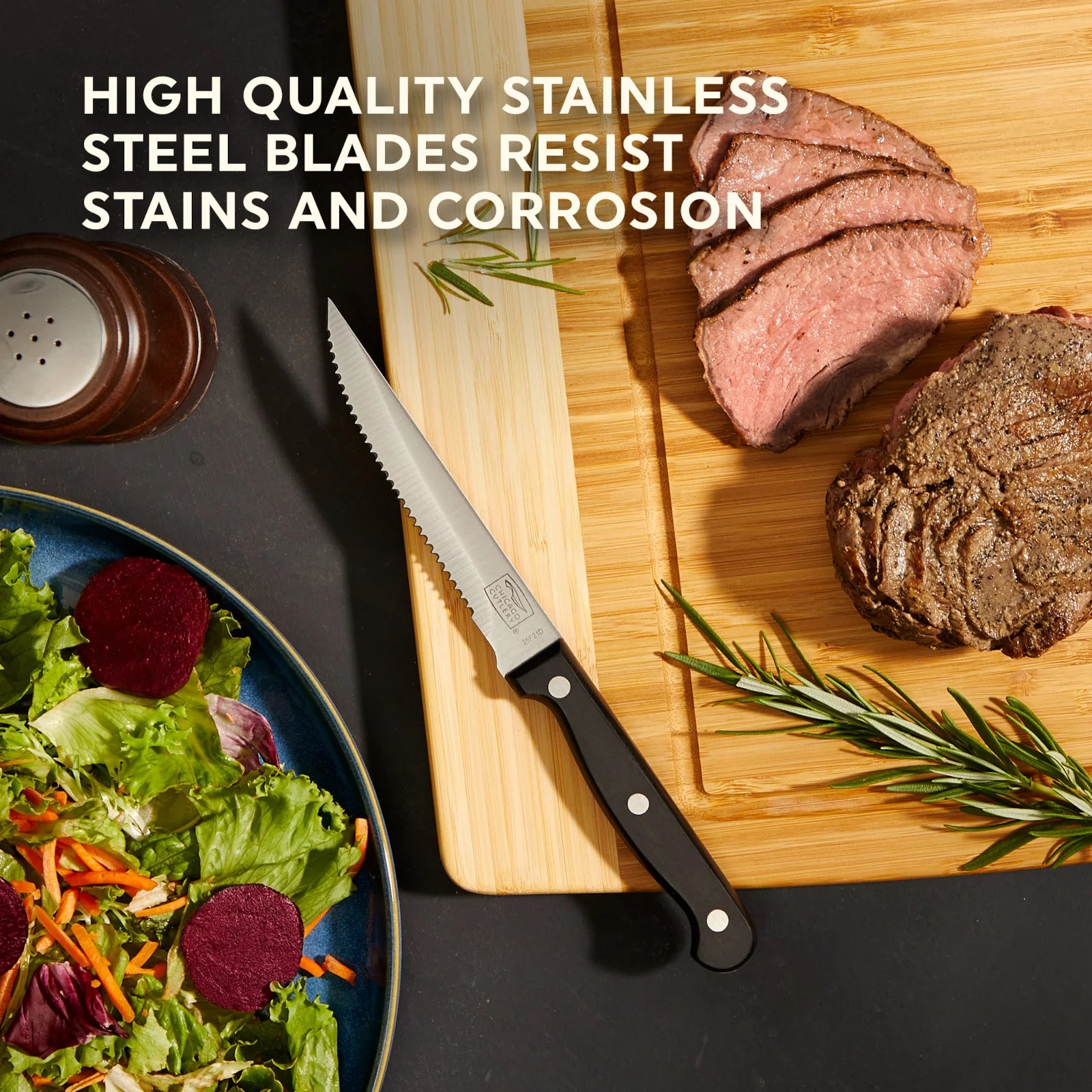 Essentials 4-piece Steak Knife Set - Image 4
