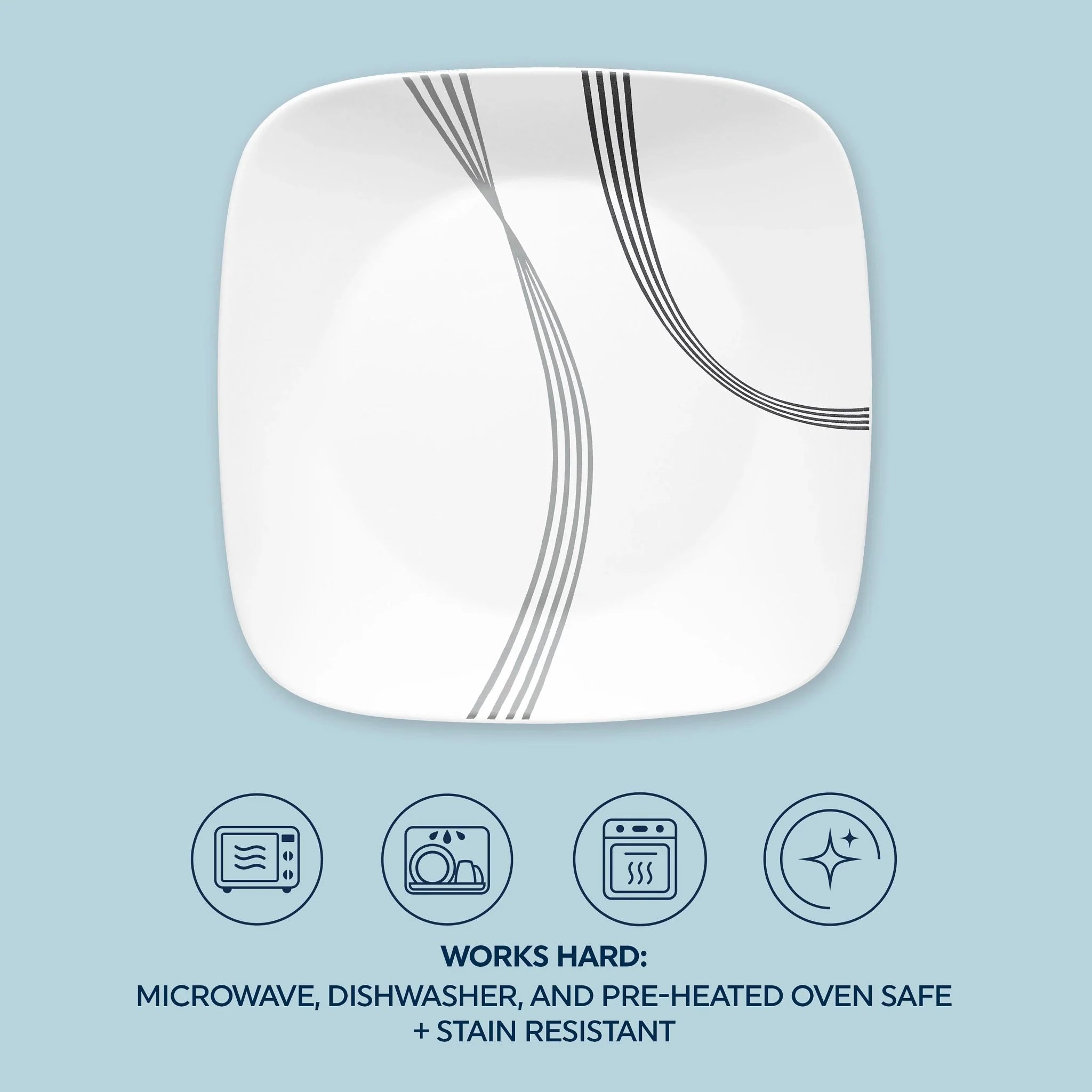 Urban Arc 16-piece Dinnerware Set, Service for 4 - Image 4