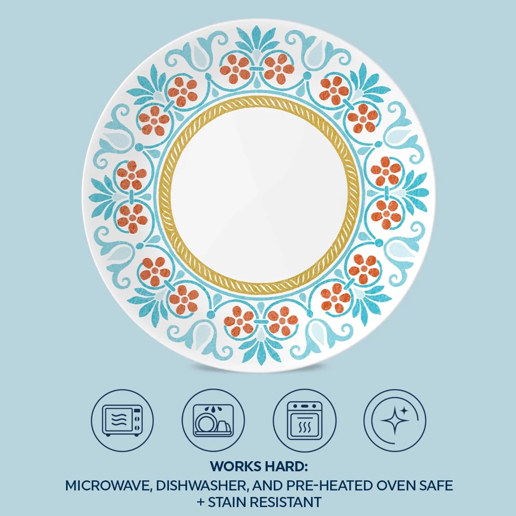 Global Collection Terracotta Dreams 8.5 Salad Plate - Image 4
