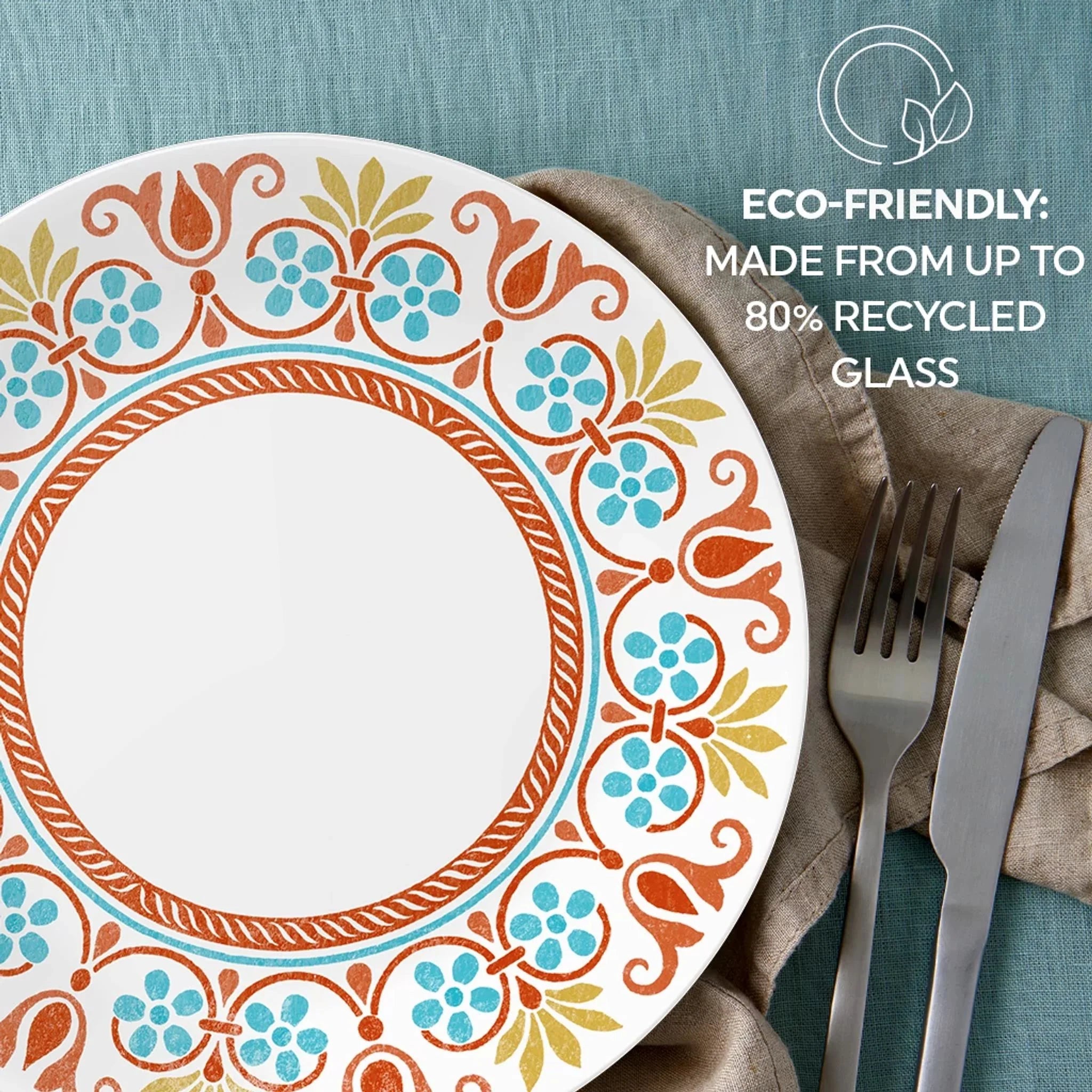 Global Collection Terracotta Dreams 10.25 Dinner Plate - Image 5
