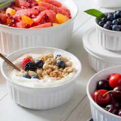 Alternative view of French White 10-piece Round Bakeware Set