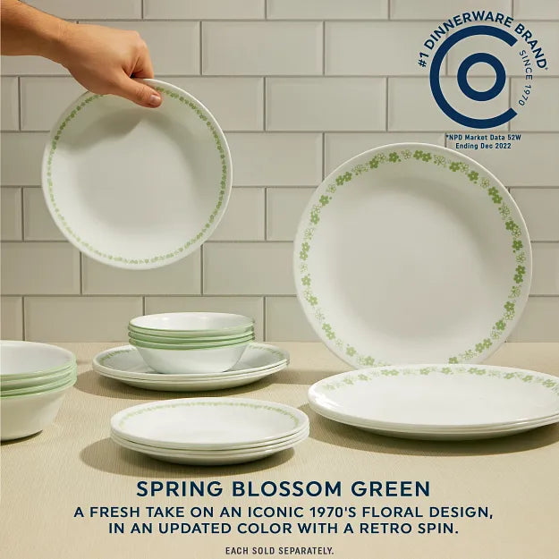 Spring Blossom Green 6.75 Appetizer Plate - Image 2
