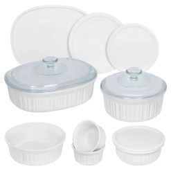 French White 12-piece Bakeware Set