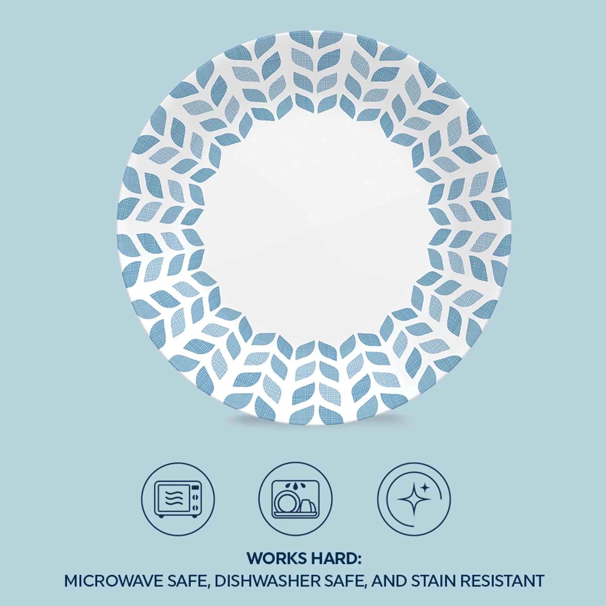 Global Collection Northern Pines 10.25 Dinner Plates, 6-pack - Image 3