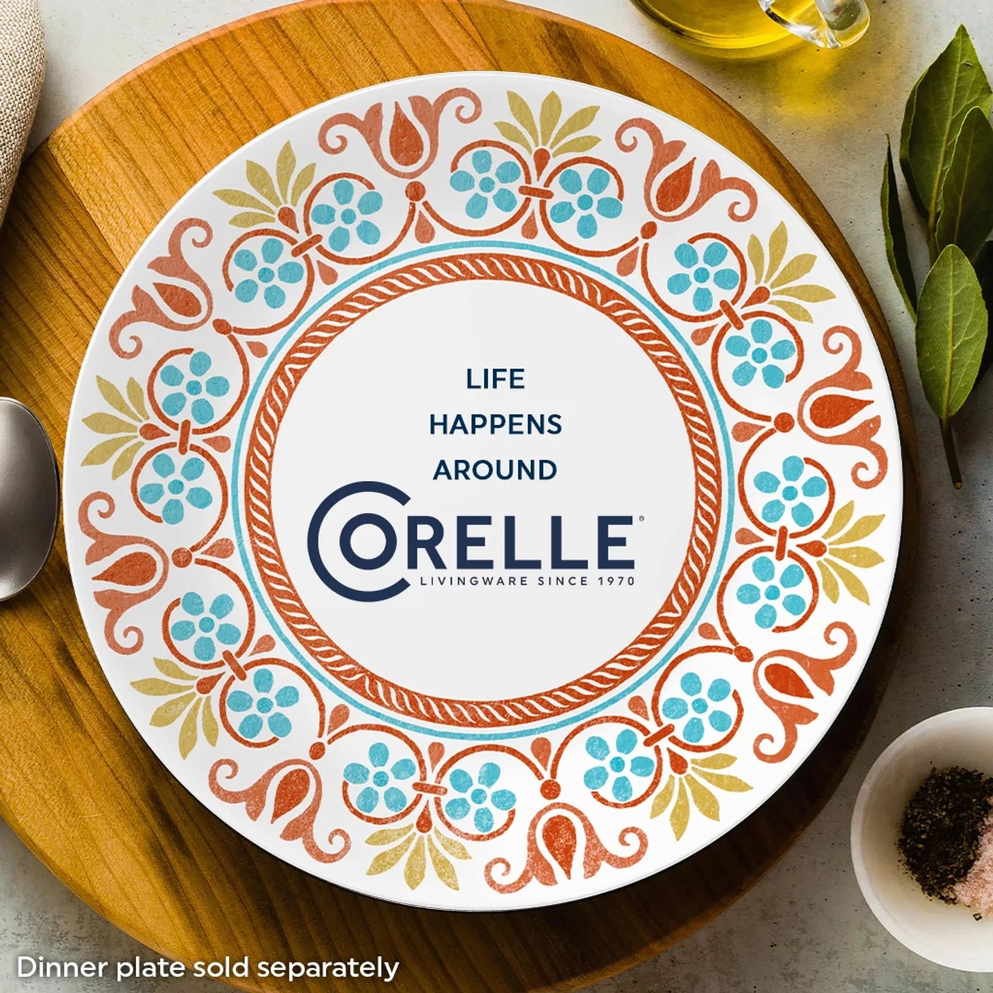 Global Collection Terracotta Dreams, 8.5?? Salad Plates, 6-pack - Image 6