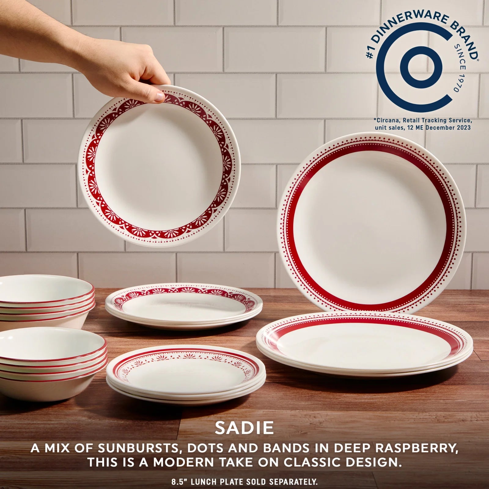 Sadie 16-piece Dinnerware Set, Service for 4 - Image 3