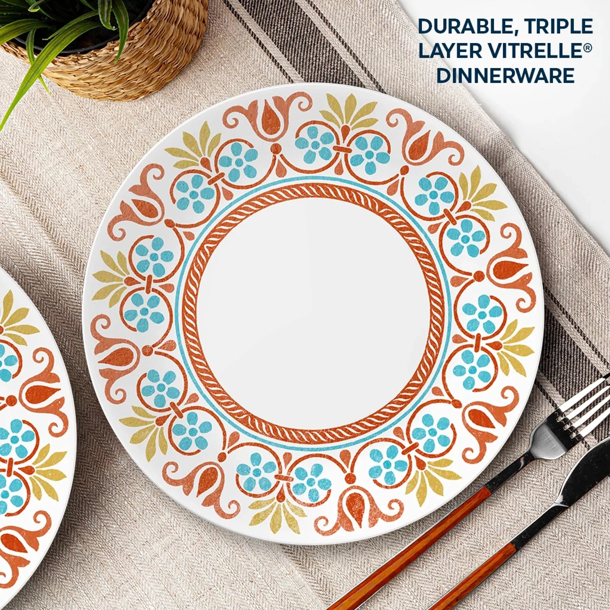 Global Collection Terracotta Dreams 10.25?? Dinner Plates, 6-pack - Image 3