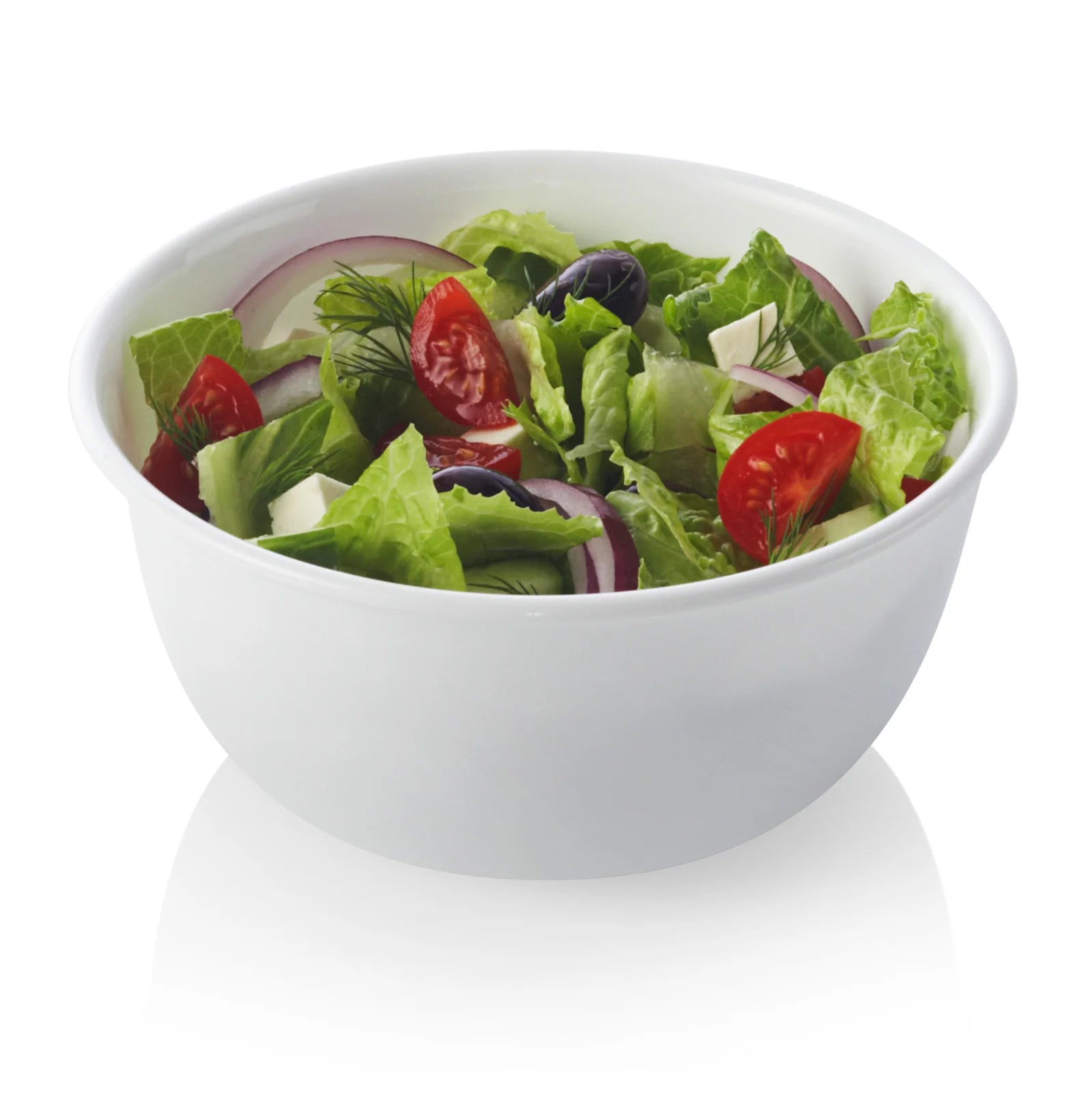 Winter Frost White 28-ounce Large Soup Bowls, 6-pack - Image 2