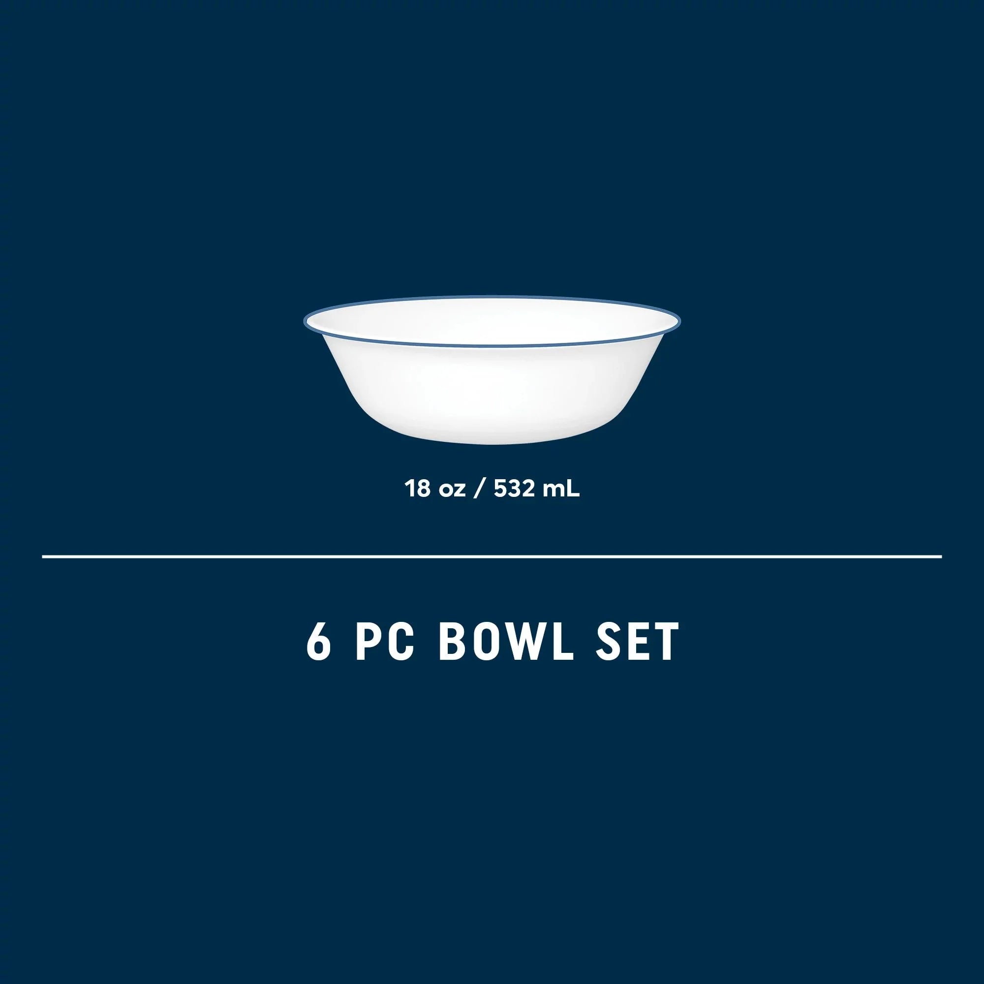 Botanical Stripes 18-ounce Cereal Bowls, 6-pack - Image 5