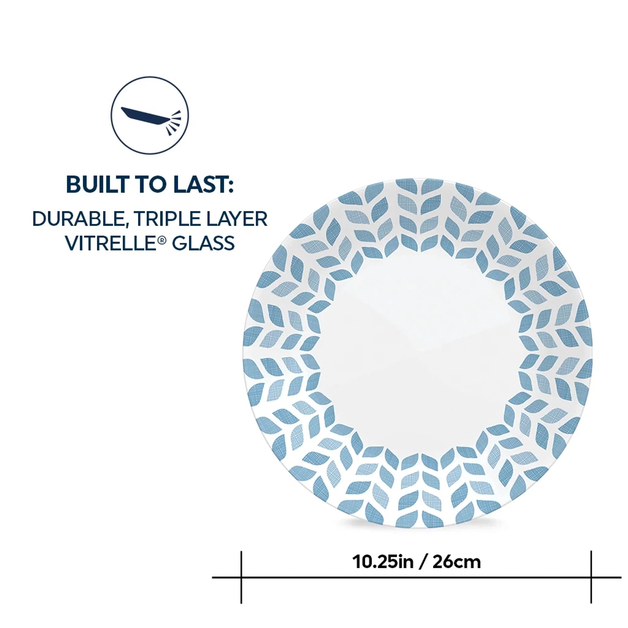 Global Collection Northern Pines 10.25 Dinner Plates, 6-pack - Image 4