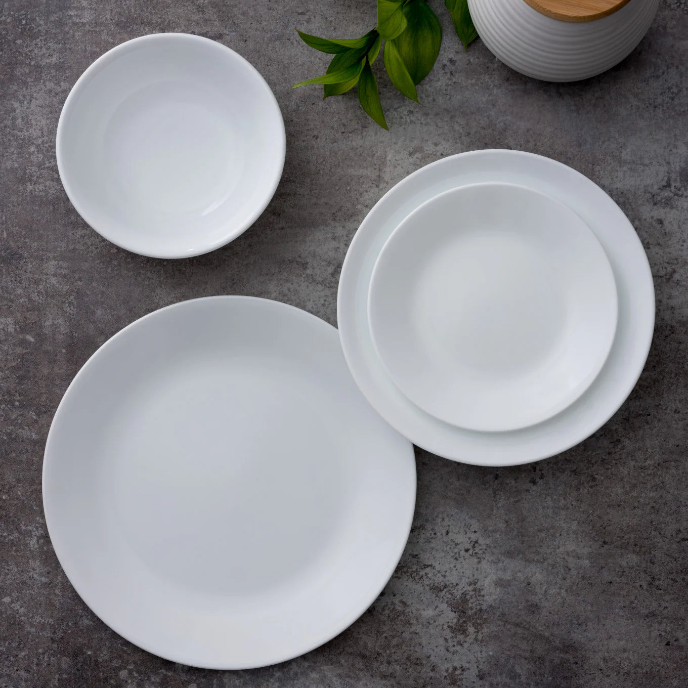 Winter Frost White 10.25 Dinner Plates, 8-pack - Image 2