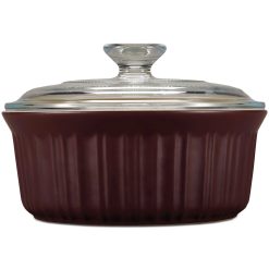 French Colors 1.5-quart Round Baking Dish, Cabernet