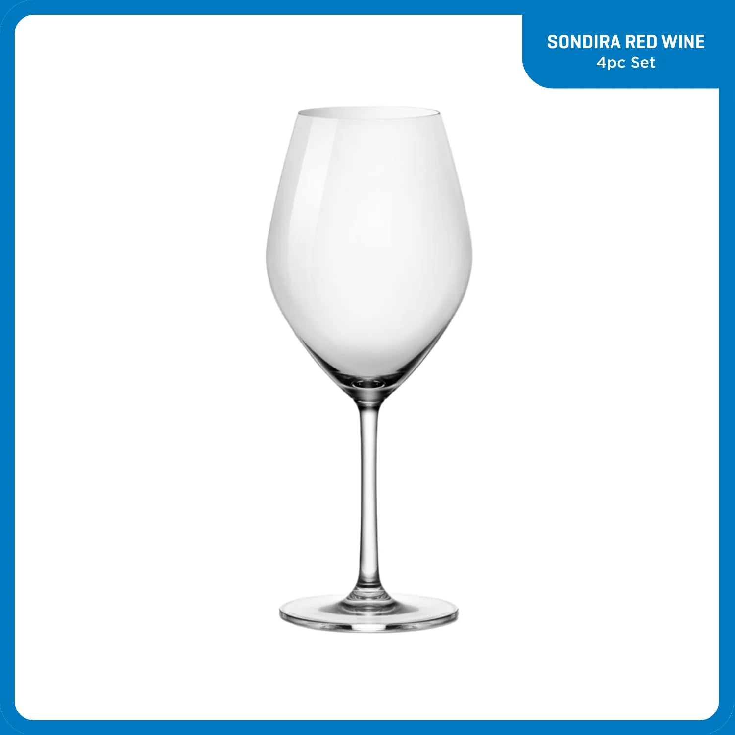 Sondria Red Wine Glasses (4-pieces), 20-ounce, Dishwasher Safe - Image 2