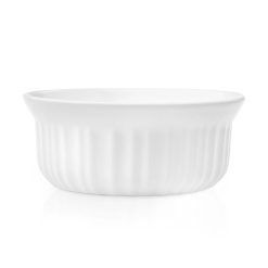 French White 16-ounce Round Bakeware Dish