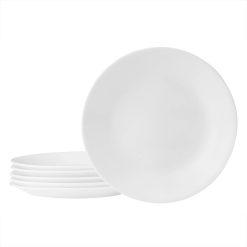 Winter Frost White 6.75 Appetizer Plates, 6-pack