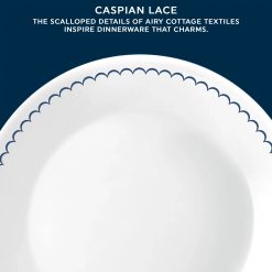 Alternative view of Caspian Lace 8.5 Lunch Plate, 6 pack