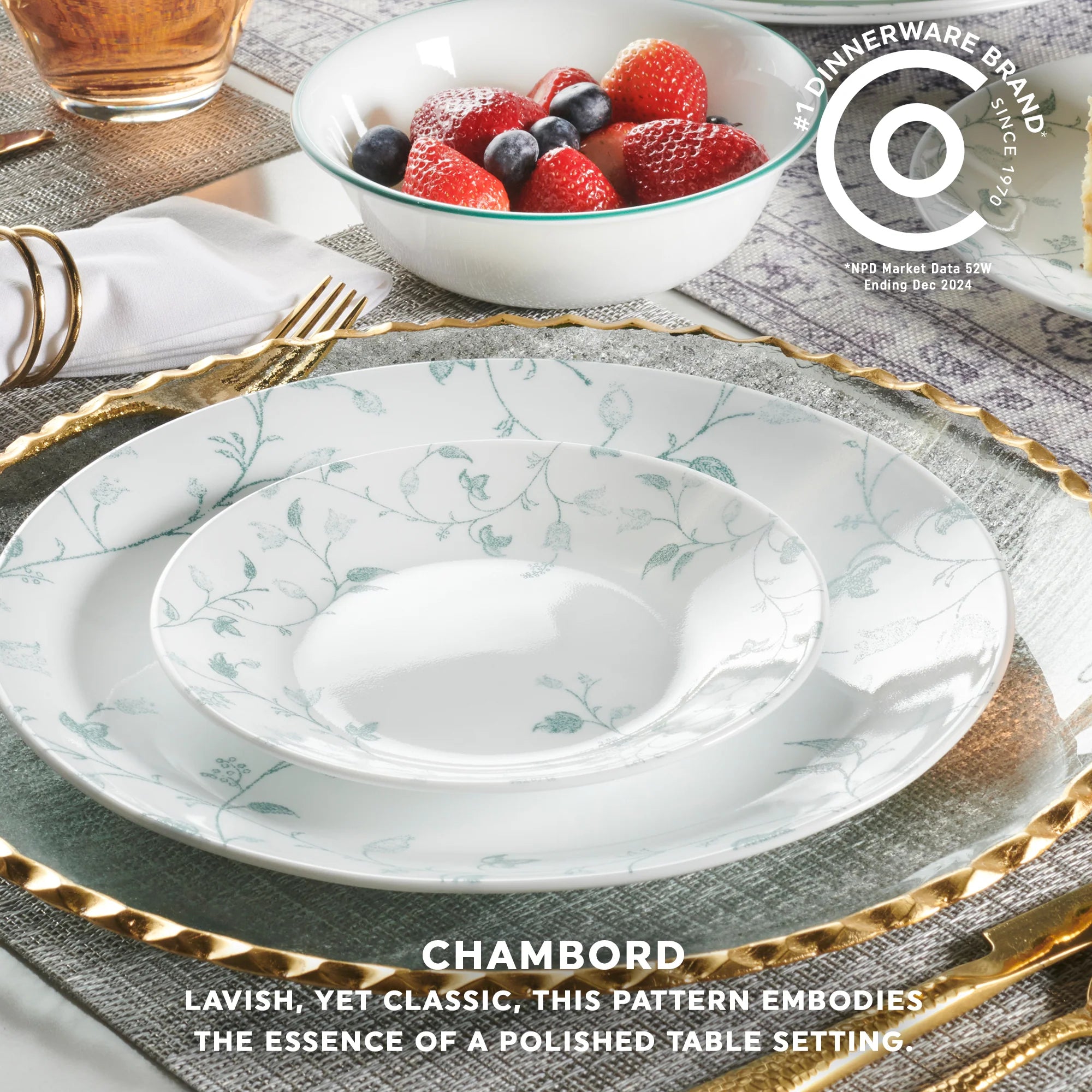 Chambord 18-piece Dinnerware Set, Service for 6 - Image 3