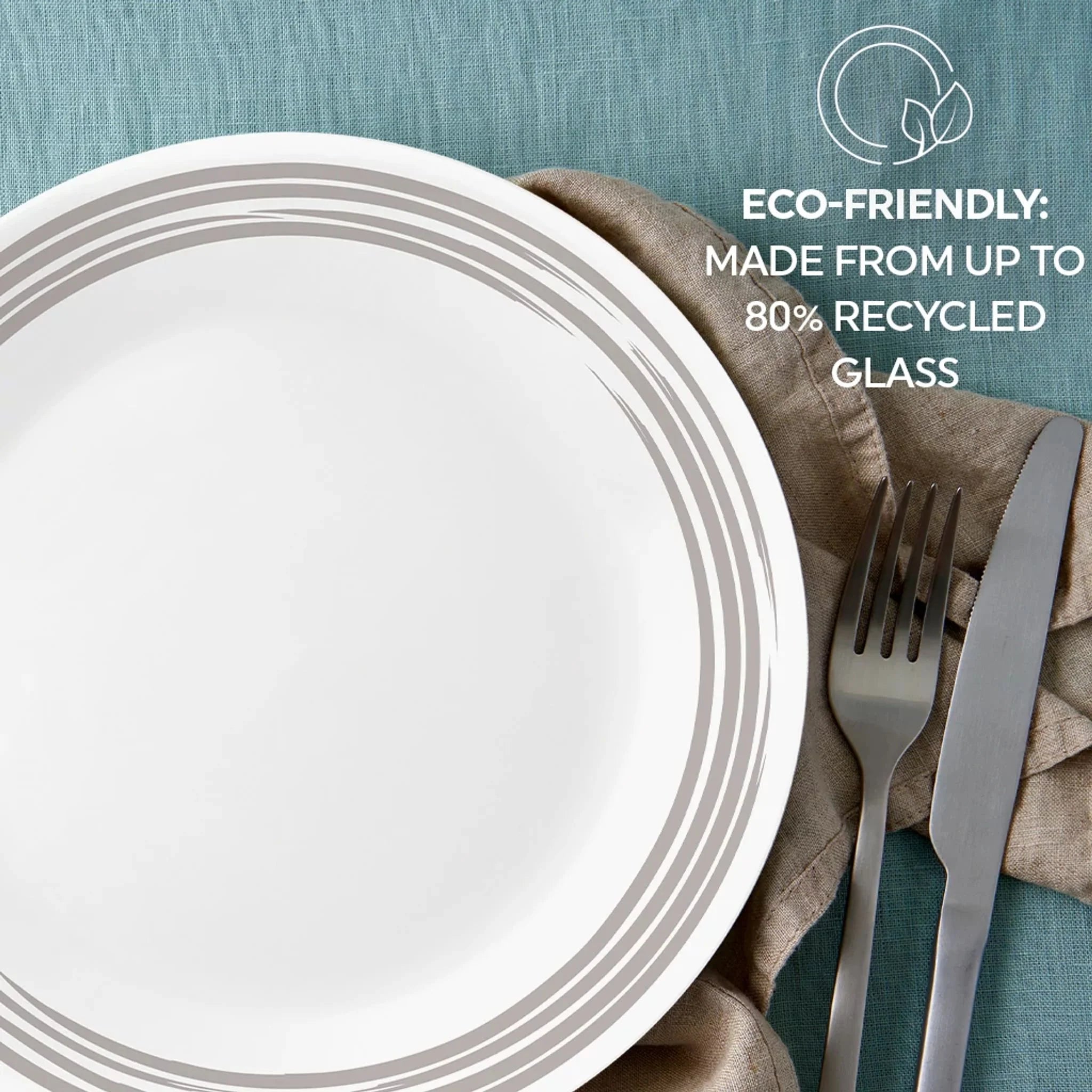 Brushed Silver 8.5 Salad Plate - Image 6