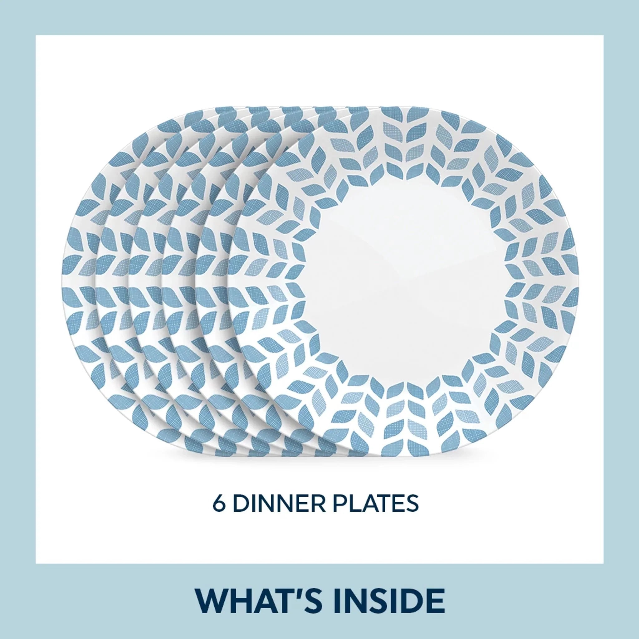 Global Collection Northern Pines 10.25 Dinner Plates, 6-pack - Image 8