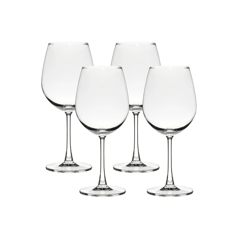 Matera Red Wine Glasses (4-Pieces), 20-ounce, dishwasher safe