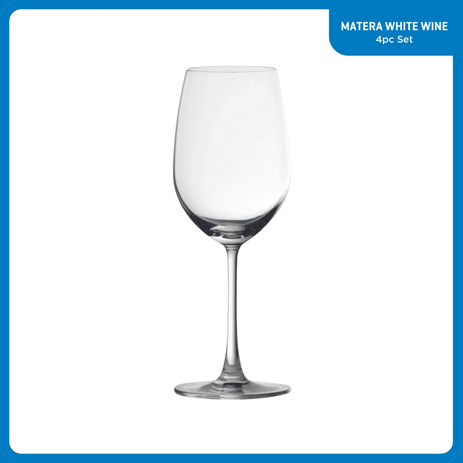 Matera White Wine Glasses (4-Pieces), 14-ounce, dishwasher safe - Image 2