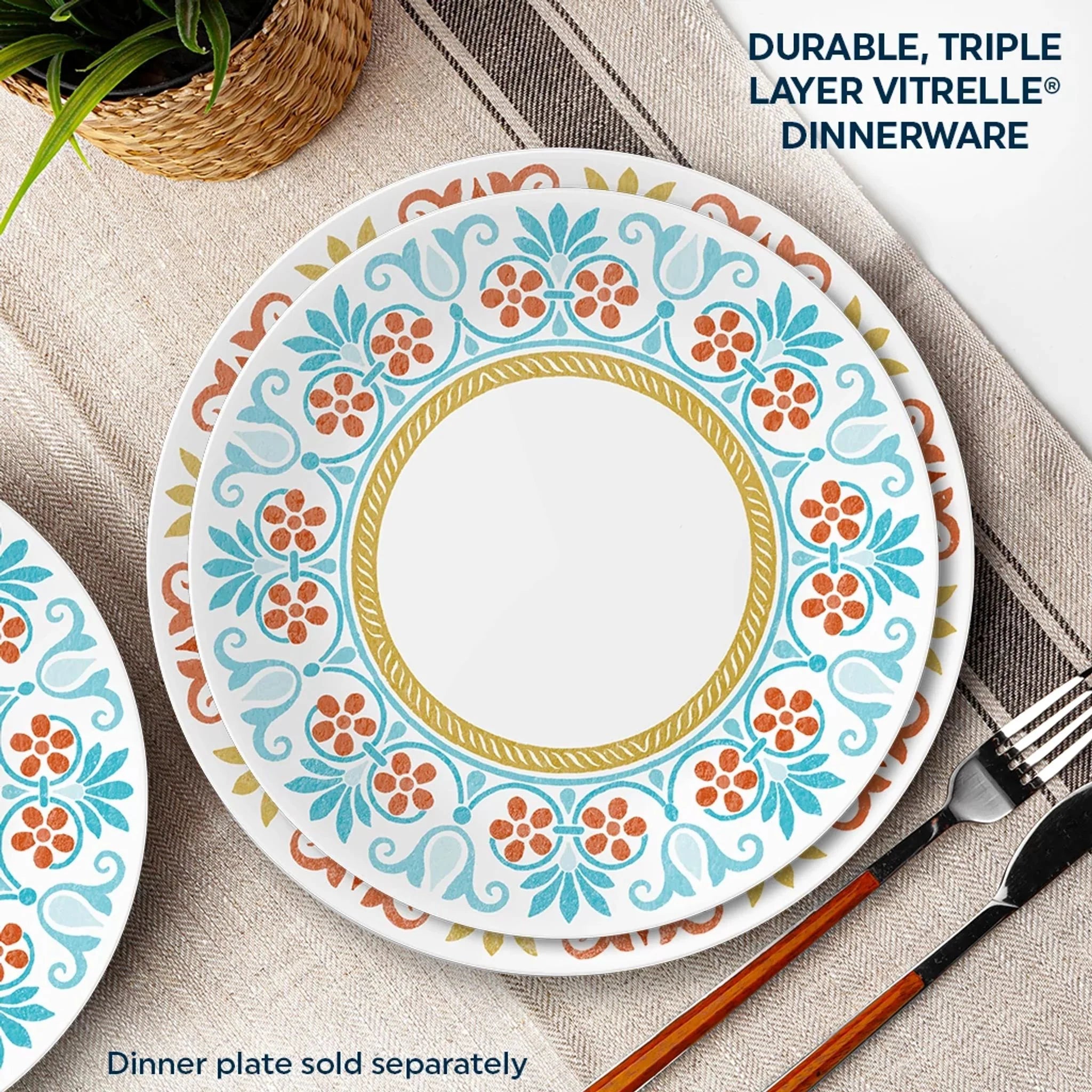 Global Collection Terracotta Dreams 8.5 Salad Plate - Image 3