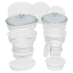 French White 20-piece Bakeware Set