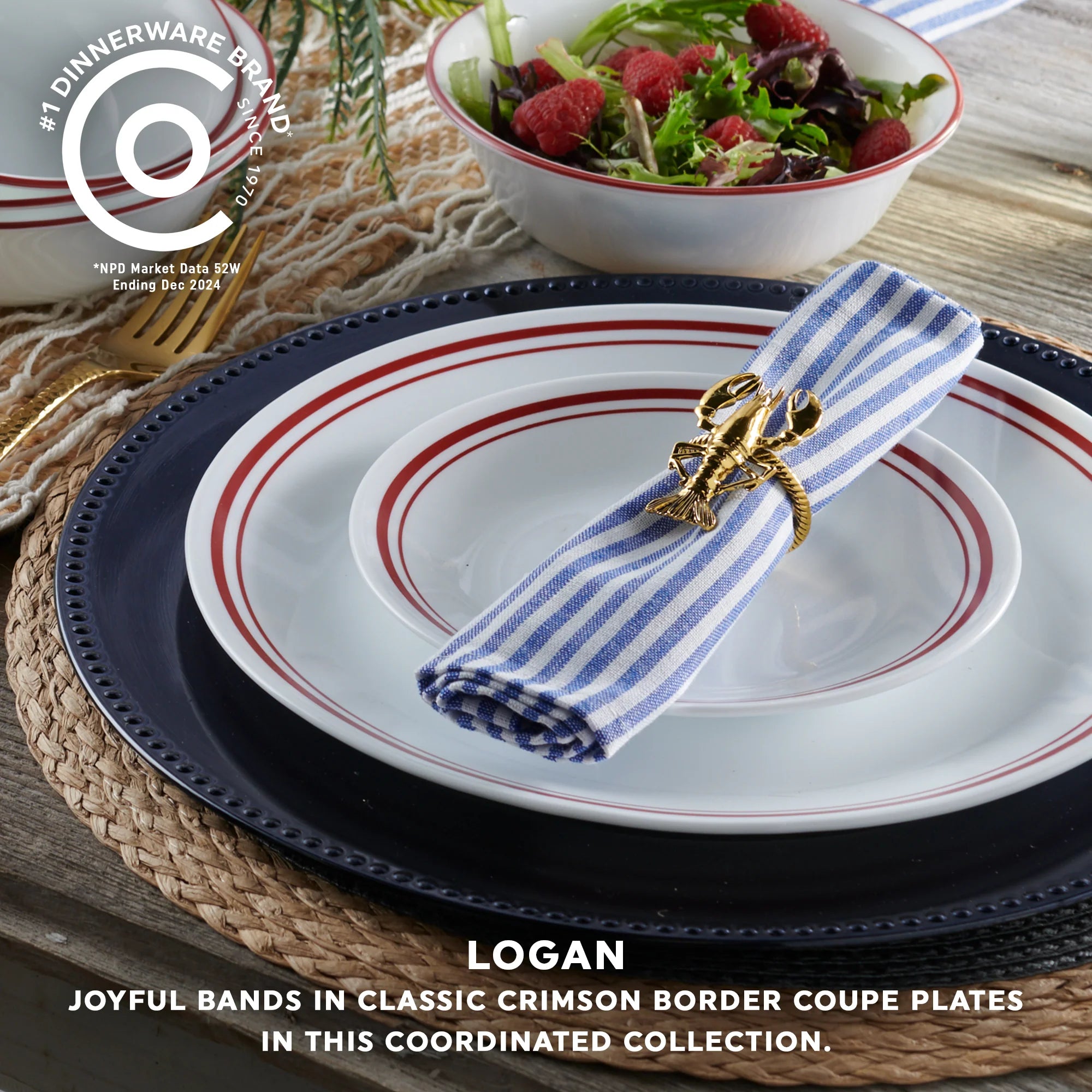 Logan 18-pc Dinnerware Set, Service for 6 - Image 3