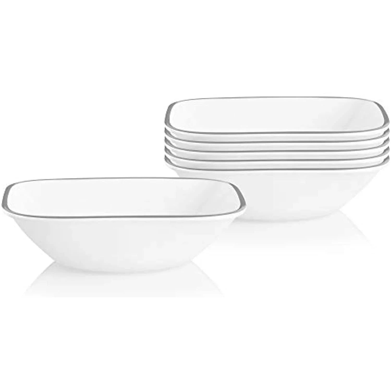 Urban Arc Square 22-ounce Cereal Bowl, 6 pack