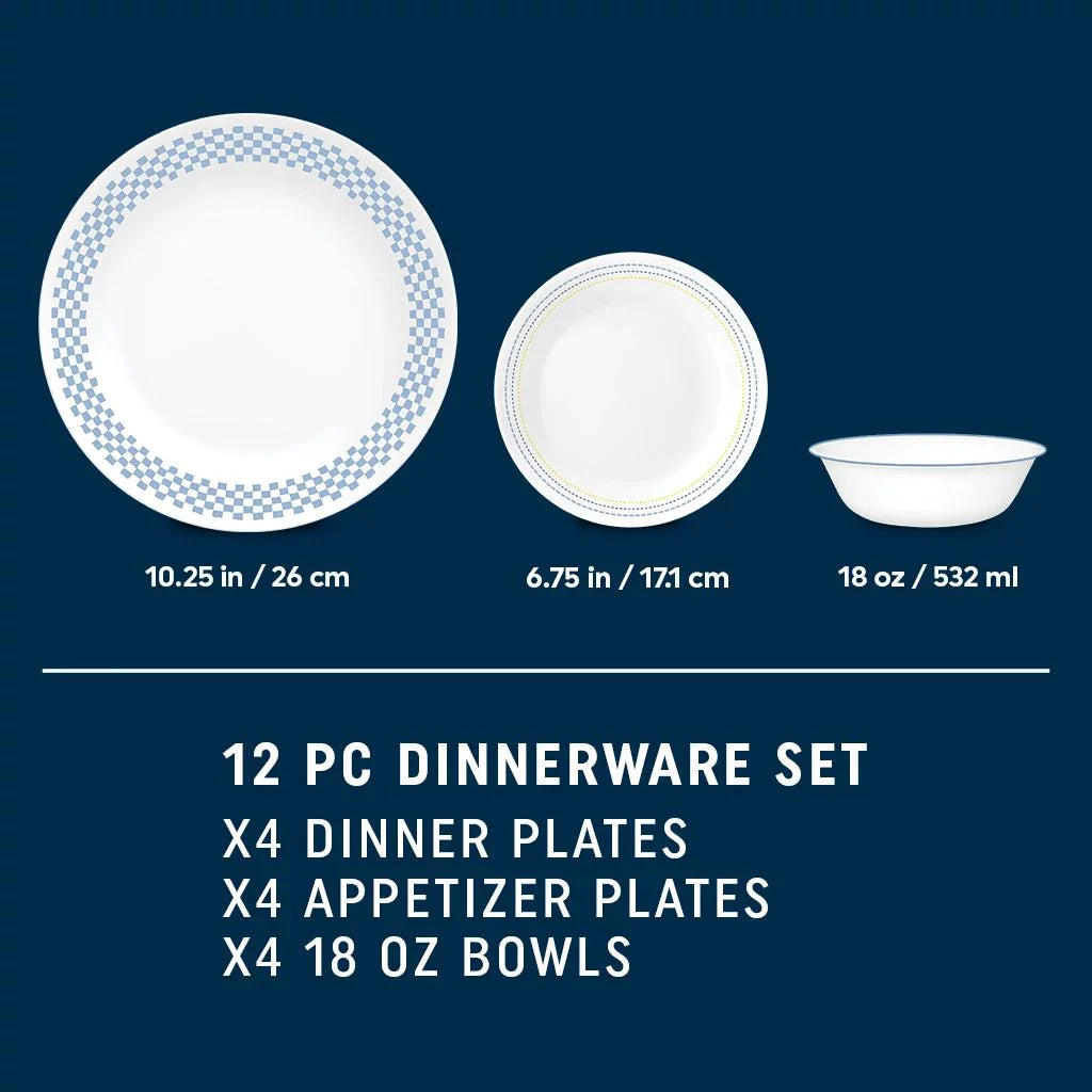 Amelia 12-piece Dinnerware Set, Service for 4 - Image 2