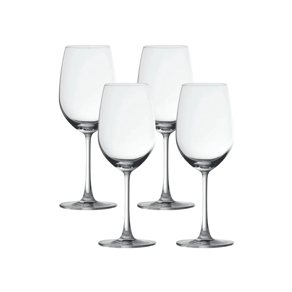 Matera White Wine Glasses (4-Pieces), 14-ounce, dishwasher safe